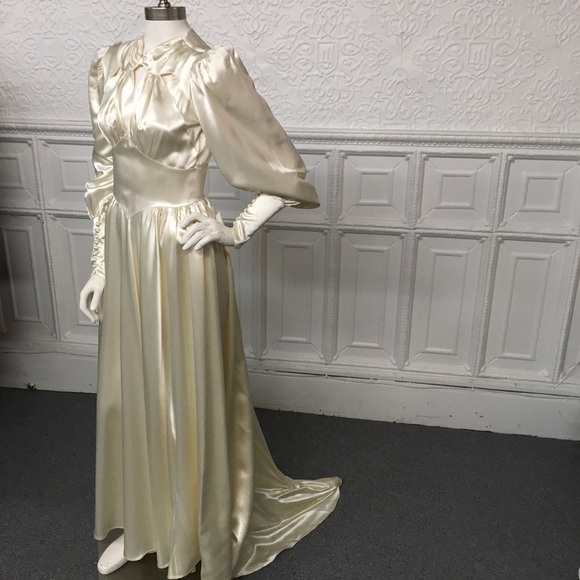Vintage | Dresses | Vintage Satin 94s 